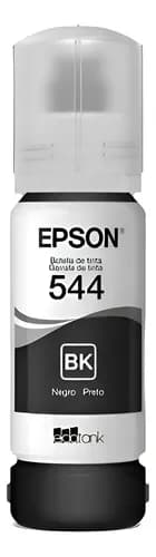 Tinta De Impresora Epson 544 Negra 65 Ml L3250 L5190 Negro