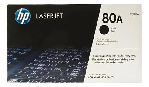 Toner Hp 80a 80 Cf280a Cf280 M401 M401dw M425dn Original 80a Negro