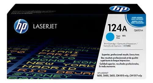 Toner Hp Q6001a Q6001 124a 1015 1017 1600n 2600 2605 Origina Cian