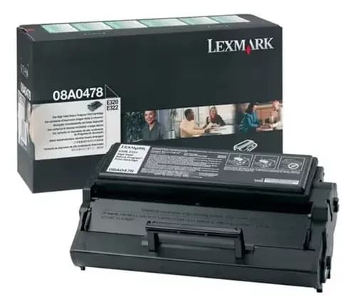 Tóner Lexmark 08a0478 Negro Para Impresoras E320 Y E322