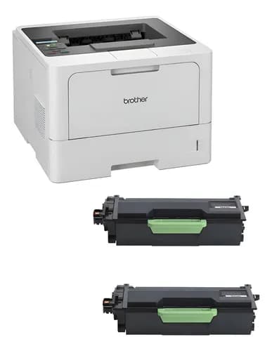 Impresora Brother L5210dn Monocromática + 2 X Toner Original Blanco