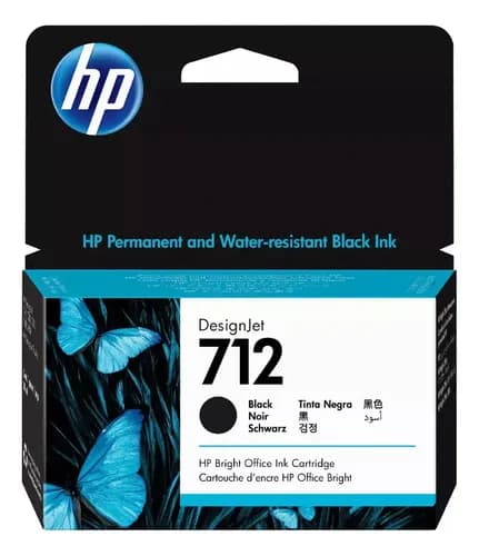 Cartucho Hp 712 Negro T210 T230 T250 T630 T650 Original