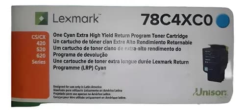 Toner Lexmark 78c4xc0 Cs420 Cs520 Cs620 Cx420 Cx520 Cx620 Cian
