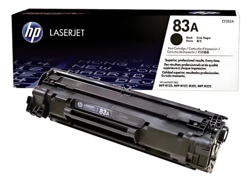 Toner Hp Cf283a 283a 283 83a 83 M125 M127 M201 M225 Original Negro