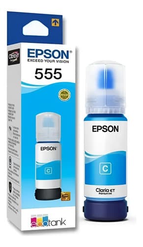 Tinta Epson 555 554 Para L8160 L8180 Original $ Unidad