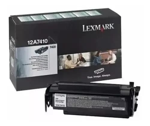 Cartucho De Tinta Lexmark 12a7410 Negro Para Impresoras T420