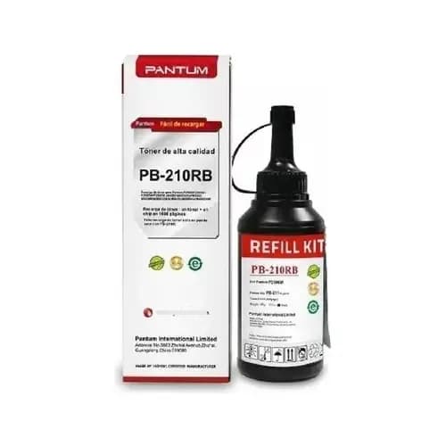 Kit De Recarga Pantum Pb-210rb Para P2500w M6550nw Negro