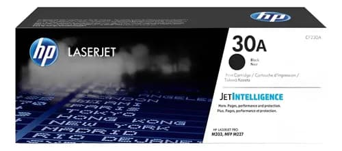 Toner Hp Cf230a 230a 30a 30 203 227 M203 M227 Original 30a Negro