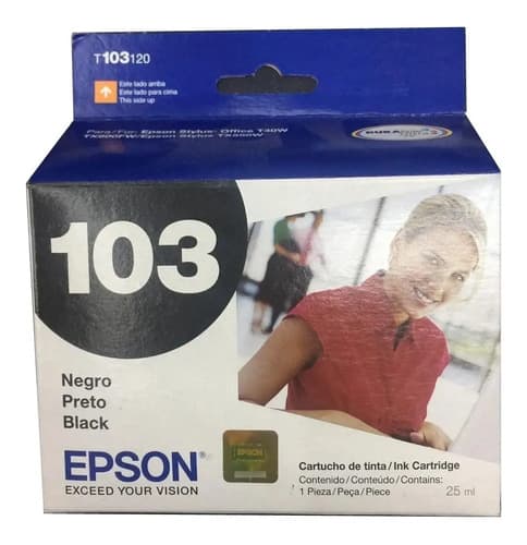 Cartucho Epson T103120 10312 103 Negro T40 Tx515 Tx600 T1100