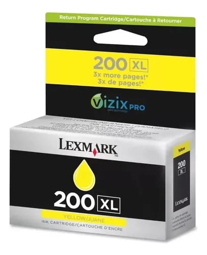 Cartucho Lexmark 200xl Amarillo Original L Pro 4000 5500