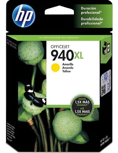 Cartucho De Tinta Hp 940xl Amarillo Officejet Original Venci