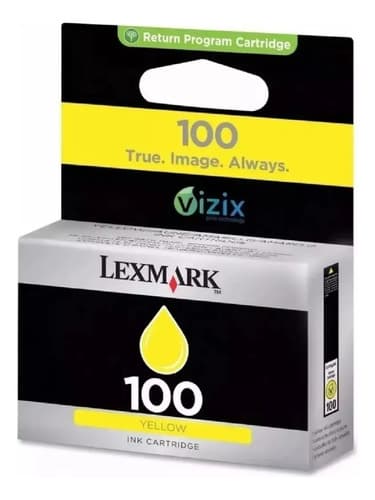 Cartucho Lexmark 100xl Amarillo 4000 5500 Original
