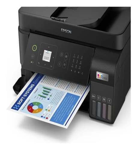 Impresora Multifuncion Epson L5590 Ecotank Wifi Usada Negro
