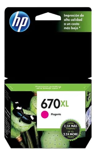 Cartucho Hp Cz119al 670xl 670 Xl Magenta 3525 4615 4625 5525