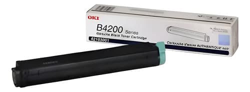 Toner Oki 42103001 B4100 B4200 B4300 Series Original Negro Oki
