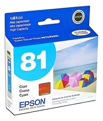 Cartucho Epson 81 81n Cian T081220 81220 R270 R290 1410 1430