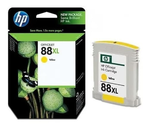 Cartucho Hp 88xl 88 Amarillo C9393al V: 05/18 Con Factura