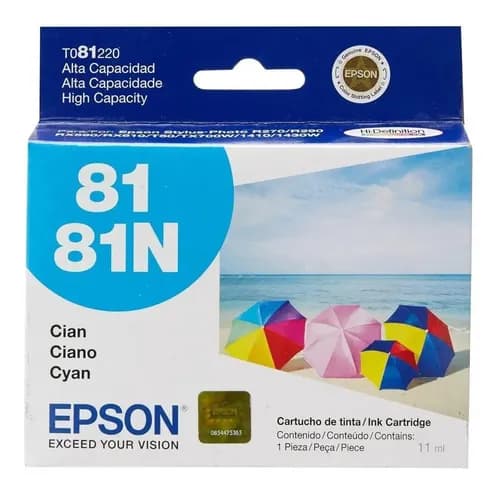 Cartucho Epson 81 81n R270 R290 Rx590 Rx610 T50 1410 1430w C