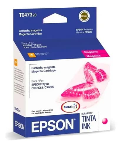 Epson 473 Magenta T047320 C63 C65 C83 Cx4500 Cx6300 Cx6500